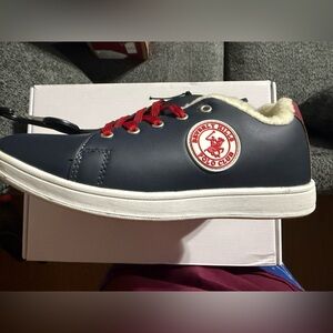 Beverly Hills Polo Club Blue and Red Sneakers